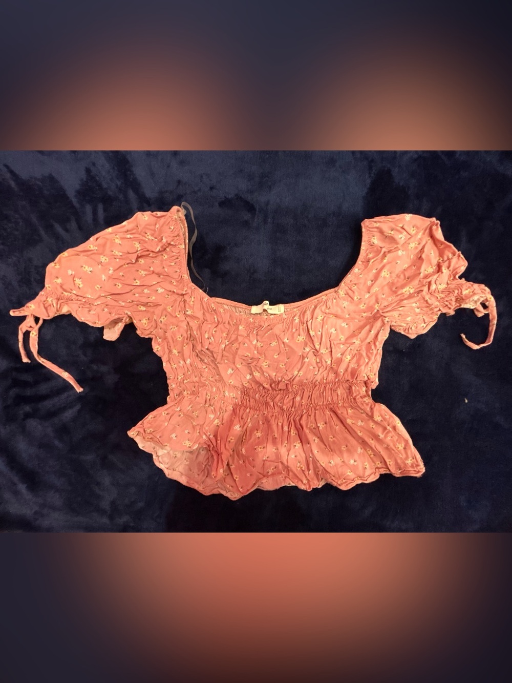 Wild Love Pink Cropped Top Women's Size M Casual Summer Shirt